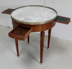 Pamono Bouillotte Table in Mahogany in the Style of Louis XVI, Early 20th Century><noscript><img width=
