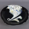 Best Pamono Bowl in Black and Multi-Colored Sommerso Glass, 1970s