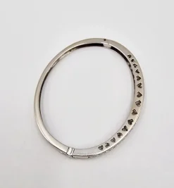 Pamono Bracelet in 18 Karat White Gold with 25 Diamonds, 1990s><noscript><img width=