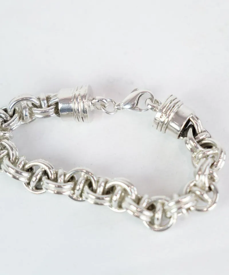 Hot Pamono Bracelets in Silver, Powerful Model, Divided Into Rings Nice