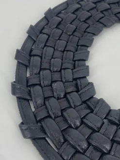 Pamono Braided Leather Necklace from Monies, 1990s><noscript><img width=