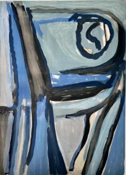 Pamono Bram Van Velde, Untitled, 1976, Lithograph