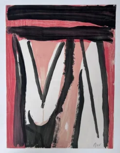 Pamono Bram Van Velde, Untitled, 1980s, Lithograph> Abstraction