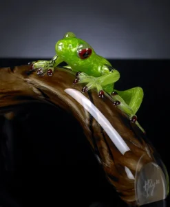 Pamono Branch with Frog Sculpture from VGnewtrend> Decorative Objects