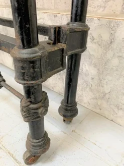 Pamono Brass and Black Metal Bed Frame> Beds & Bedroom Sets