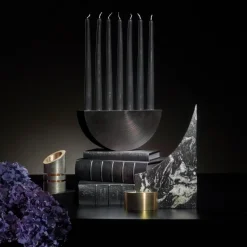 Pamono Brass and Granite Bookend by William Guillon><noscript><img width=