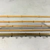 Outlet Pamono Brass and Rattan Coat Rack, 1950s