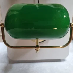 Pamono Brass Bank Lamp, 1980s><noscript><img width=