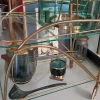 Pamono Brass Bar Cart, 1950s