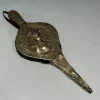 Pamono Brass Chimney Bellows with Woman Motif, 1890s> Fireplaces And Mantels