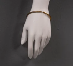 Pamono Brass Cuff Bracelet with Circles, 1980s> Bracelets