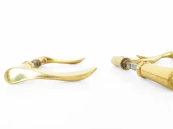 Online Pamono Brass Door Handles, 1960, Set of 4