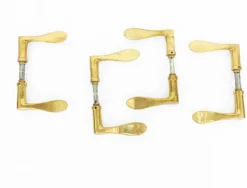 Online Pamono Brass Door Handles, 1960, Set of 4