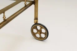 Clearance Pamono Brass Drinks Trolley, 1930s