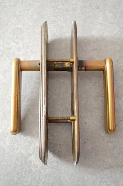 Clearance Pamono Brass Exterior Door Fitting, 1950s