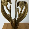 Online Pamono Brass Floral Candlestick by Antonella Saviato, 1960s