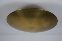 Pamono Brass Flush Mount by Florian Schulz, 1960s><noscript><img width=