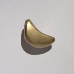 Pamono Brass Hardware Elemental Holds Moon Hook or Handle by Noah Spencer for Fort Makers, 2019
