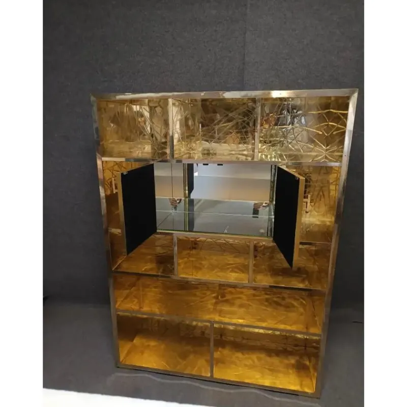 Pamono Brass Kitchen Pantry Bar by JustFurnituress Designer> Storage