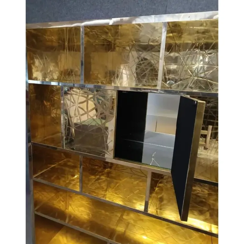 Pamono Brass Kitchen Pantry Bar by JustFurnituress Designer> Storage
