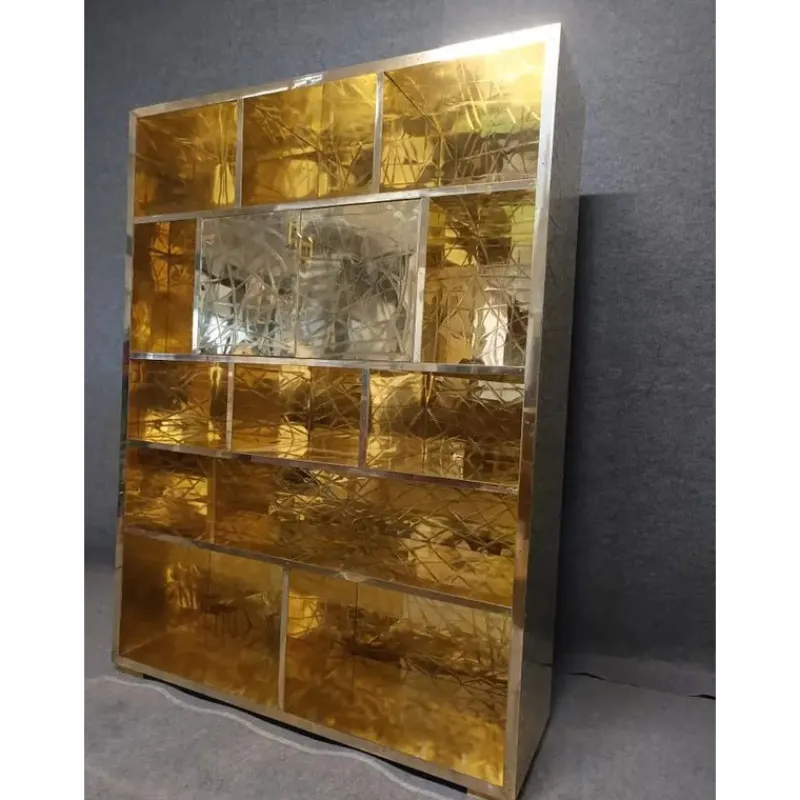 Pamono Brass Kitchen Pantry Bar by JustFurnituress Designer> Storage
