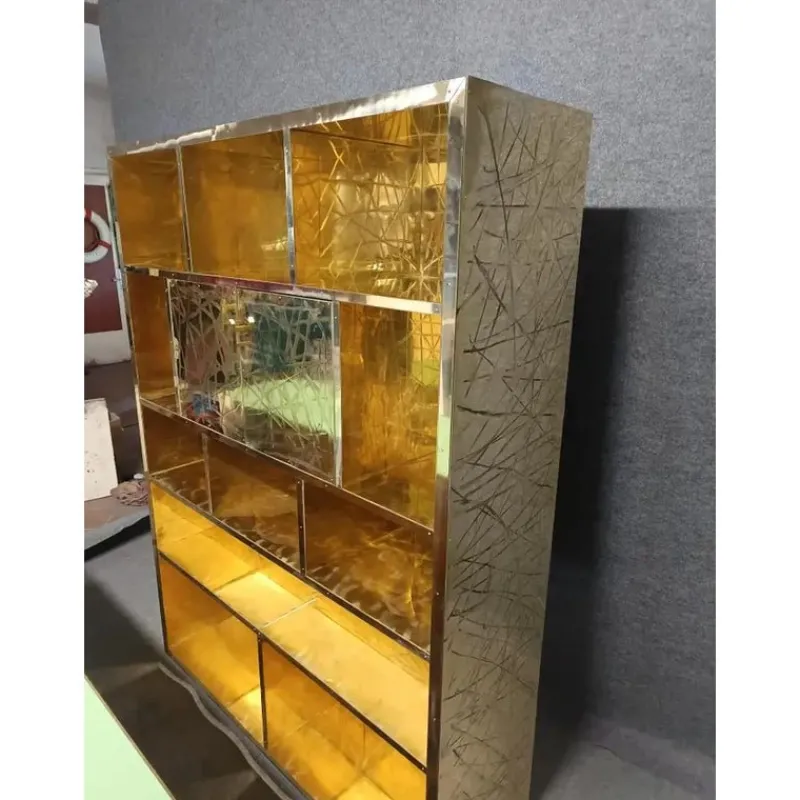Pamono Brass Kitchen Pantry Bar by JustFurnituress Designer> Storage