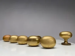 Hot Pamono Brass M3 Door Handles by Luigi Caccia Dominioni for Azucena, Italy, 1960s