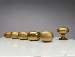 Hot Pamono Brass M3 Door Handles by Luigi Caccia Dominioni for Azucena, Italy, 1960s