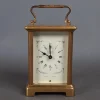 Pamono Brass Mechanical Carriage Clock from Bayard Paris, Duverdrey & Bloquel, 1940s> Clocks