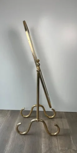 Sale Pamono Brass Psyche Mirror