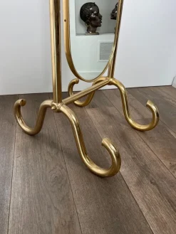 Sale Pamono Brass Psyche Mirror
