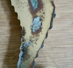 Pamono Brass Seahorse Door Knocker, 1905><noscript><img width=