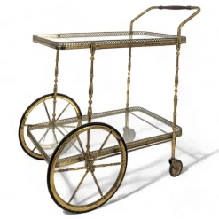 Pamono Brass Trolley from Maison Bagues> Serving Bar Carts & Trolleys