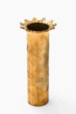Sale Pamono Brass Vase by Pierre Forsell, 1950s