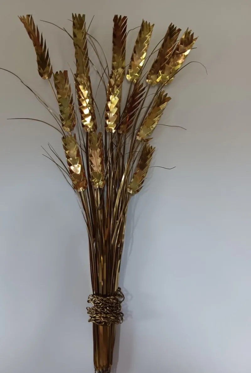 Pamono Brass Wall Sculpture by Daniel Dhaeseleer, 1970s> Wall Decor