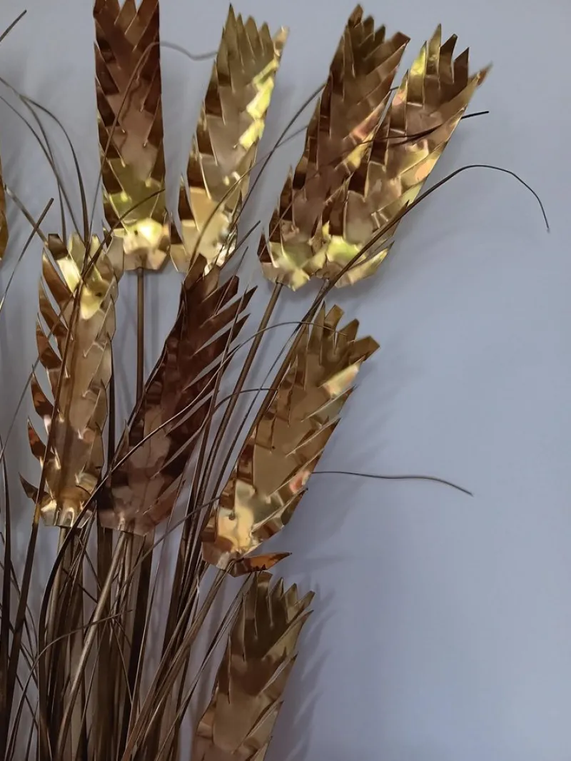 Pamono Brass Wall Sculpture by Daniel Dhaeseleer, 1970s> Wall Decor