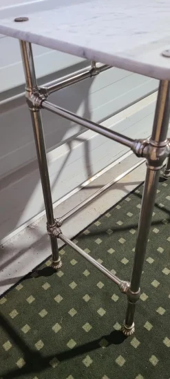 Pamono Brass Washing Table, 1900s><noscript><img width=
