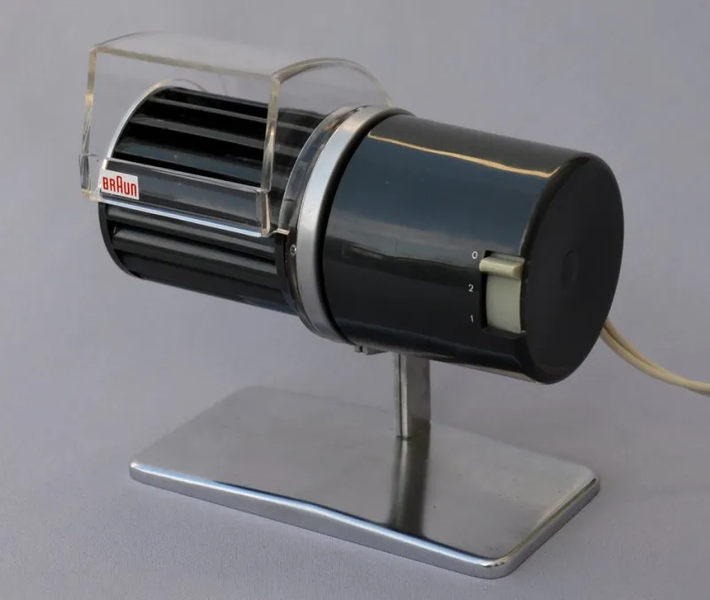 New Pamono Braun HL 121 Fan by Reinhold Weiss for Braun AG, 1970s