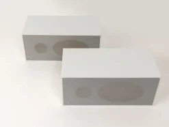 Pamono Braun Tc 20 & L 20 Mini Stereo Systems by Dieter Rams for Braun, 1970s, Set of 2><noscript><img width=