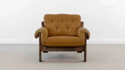 Outlet Pamono Brazilian Style Leather Seating Group, Set of 2