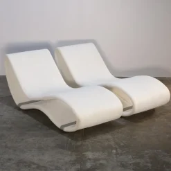 Outlet Pamono Breez 2.0 Sunbeds attributed to Karim Rachid for Talenti, Set of 2