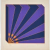 Pamono Brian Rice, Pop Art Screen Print, Geometric Radio, 1969> Abstraction|Art Deco