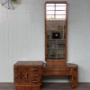 Pamono Briar Bedroom Makeup Cabinet with Mirror, 1930s> Dressing Tables