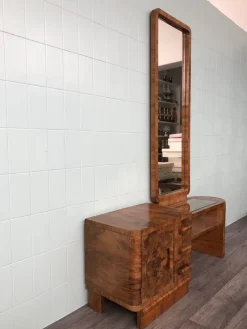 Pamono Briar Bedroom Makeup Cabinet with Mirror, 1930s> Dressing Tables