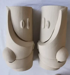 Pamono Bridge Wall Lamps by Olivia Cognet, Set of 2><noscript><img width=