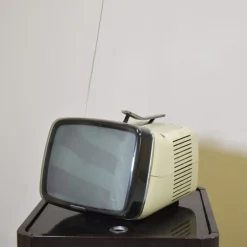 Pamono Brionvega Tv Algol 11 by Marco Zanuso Richard Sapper, 1960s><noscript><img width=