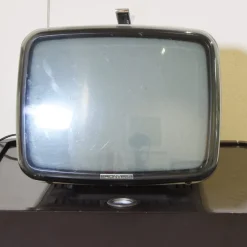 Pamono Brionvega Tv Algol 11 by Marco Zanuso Richard Sapper, 1960s><noscript><img width=