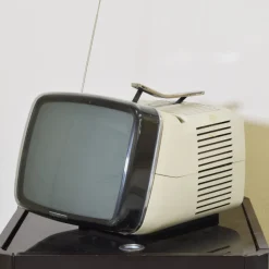Pamono Brionvega Tv Algol 11 by Marco Zanuso Richard Sapper, 1960s><noscript><img width=