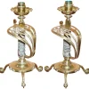 Pamono British Army Sword Handle Candlesticks from Benham & Froud VR, 1905, Set of 2> Candleholders