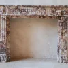 Pamono Brocatelle Marble Fireplace in Soft Pink, Peach, and Powder Tones> Fireplaces And Mantels